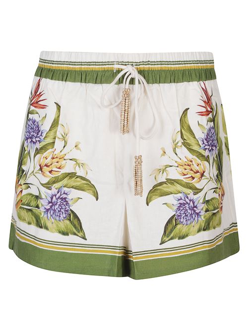 Shorts Tropical Scarf Sand FARM RIO | 349086TROPICALSCARFSAND26100